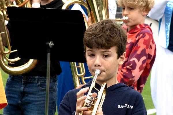 South River Feeder Elementary, Middle and High School Combined Band Performing